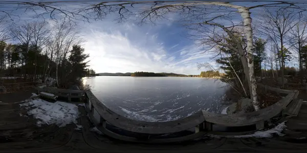 Ice on Lake Pemigewasset