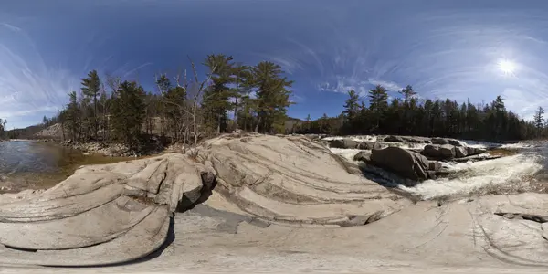 At the Base of Lower Falls