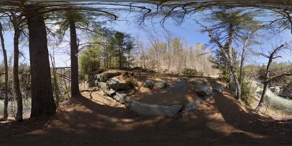 The Old Bridge at Livermore Falls