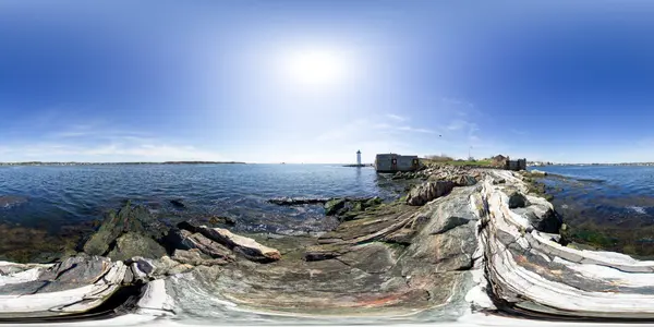 Fort Constitution and Portsmouth Harbor Ligthhouse